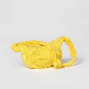 Sand Pleated Bag